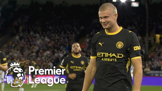 Erling Haaland's looping header puts Man City in front of Palace | Premier League | NBC Sports