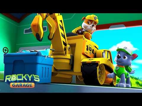 Broken Crane! 🔧 Rubble Needs Rocky's Help! | PAW Patrol | Compilation