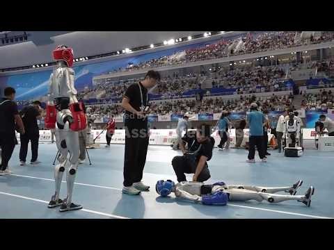 Over 2,000 humanoid robots compete for gold on 2nd day of Beijing's Robot Games