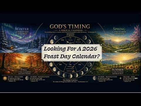 Biblical Feast Days 2026 (Confirmed & Approximate Dates)