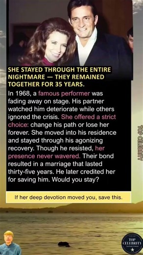 She stayed through the entire nightmare — they remained together for 35 years.