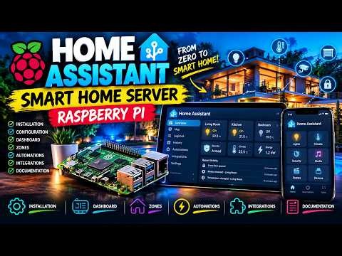 Turn a Raspberry Pi Into a SMART HOME! 🏠⚡ Complete Home Assistant Masterclass