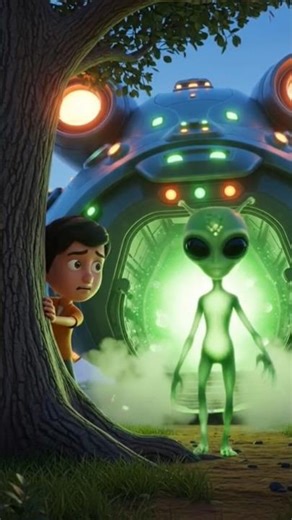 Aliens vs Ladka 😱 | Ek Ladke ki Alien se Mulaqat | 3D Cartoon Story Hindi"