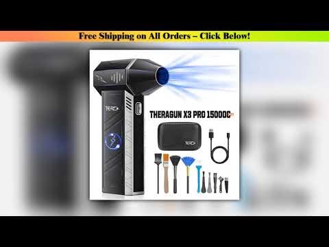 THERAGUN X3PRO Mini Handheld Turbo Jet Fan-150000RPM Powerful Compressed air Duster for Car
