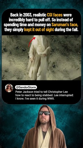 The Clever CGI Trick Behind Saruman’s Fall