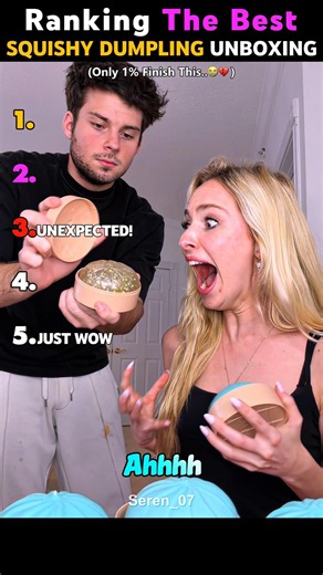 Ranking The Best Squishy Dumpling Unboxing 😭😱