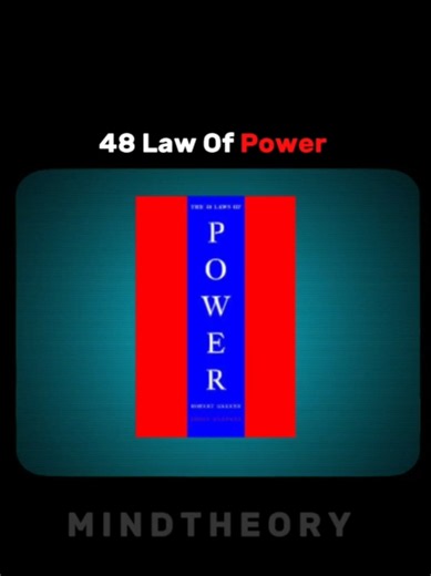 🗿 21 Laws of Power — Simplified Strategy, silence, reputation, timing, and self-control — these principles can help you better understand power dynamics and people's behavior. 🧠 Don't react to everything. Stay focused on your goals. And remember — real power isn't just about controlling others, it's about controlling yourself. 👇 Which rule did you find most useful? Comment and follow for Part 2! ⚠️ This is a summary inspired by The 48 Laws of Power, not exact quotes. It's important to apply s
