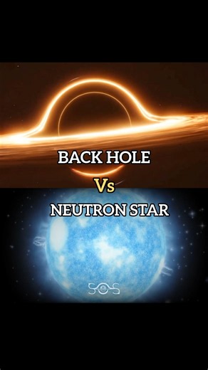 The Universe’s Deadliest Clash: Black Hole vs. Neutron Star! 💥🤯#SpaceFacts #Astronomy #Universe