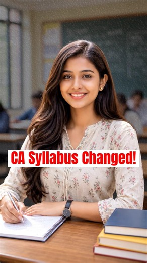 CA Syllabus Changed!! 🚨 #Icai #casyllabus