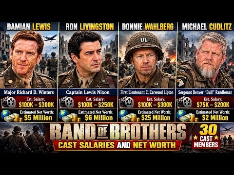Band of Brothers (2001) Cast Salaries & Net Worth | 30 Actors Ranked