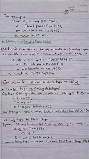 ch 2 library class notes #icse #computereducation #java