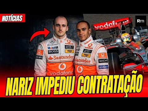 BIZARRO! NARIZ DE KUBICA IMPEDIU TRANSFERENCIA PARA A MCLAREN / ALONSO / ANTONELLI / BEARMAN #f1