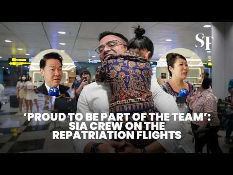 ‘Proud to be part of the team’: SIA crew on Middle East repatriation flights