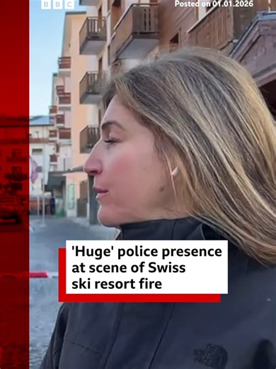 Dozens of people are believed to have died in a fire that broke at Le Constellation bar in Switzerland shortly after midnight. #CransMontana #Switzerland #SkiResort #BBCNews