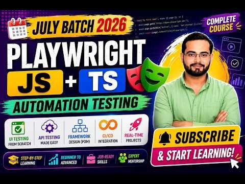 Playwright Tutorial for Beginners| Install &Write Your First Test| JavaScript + TypeScript | Demo #1