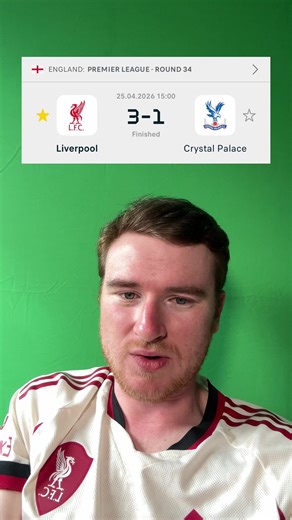 Lucky again 👍 #football #liverpool #premierleague #crystalpalace #jonathanmorleylfc