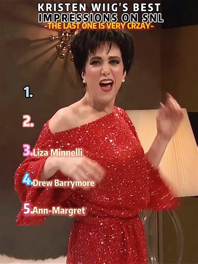 Kristen wiig’s best impressions on SNL #funny #fyp #snl