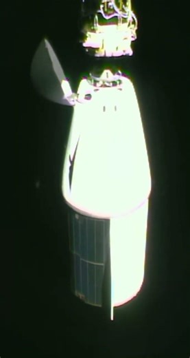 SpaceX Dragon Docks to the ISS 🚀🛰️ #Shorts #spacex #space #iss #nasa #spaceelevator