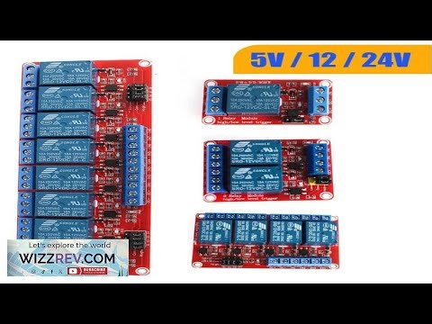 1PCS 5V 12V 24V 1 2 4 8 Channel Relay Module Board with Optocoupler Isolation