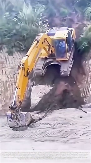 Defying the Drop: The Precision Behind a Vertical Excavator Descent