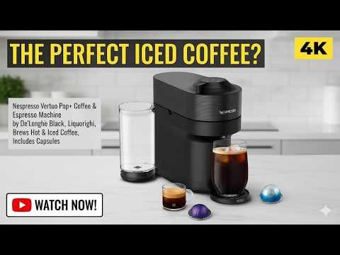 Nespresso Vertuo Pop+ by De’Longhi ☕ Coffee & Espresso Machine Review | Stylish & Compact