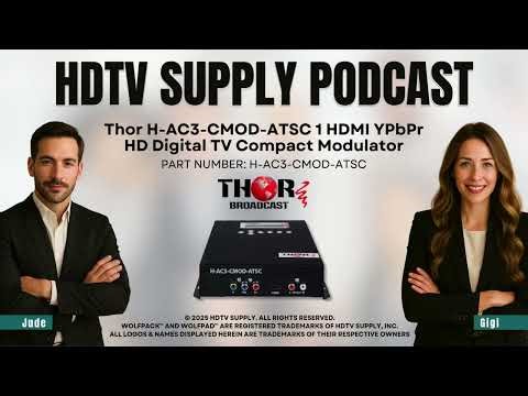Thor H-AC3-CMOD-ATSC 1 HDMI YPbPr HD Digital TV Compact Modulator