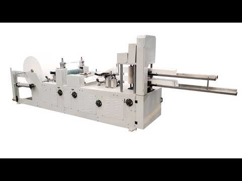 High capacity automatic 1/6 fold napkin tissue making machine