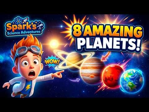 AMAZING PLANETS! Fun Solar System Facts| Learn About the Planets | Spark's Science Adventures