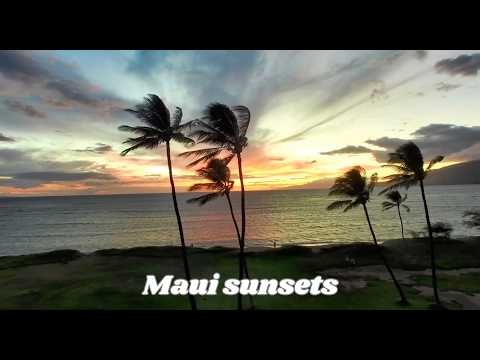 Maui sunsets from the beach to Haleakala crater