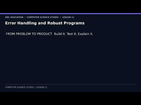 Python Error Handling — Stop Your Program from Crashing on Normal Mistakes | 09/41