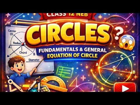 Circles 01| Fundamental Equation| General Equation | Class 12 | Core Mathematics