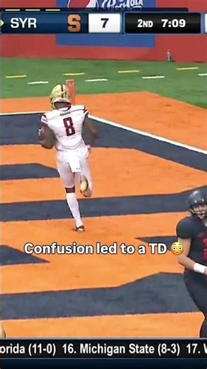 The offense stopped playing 😅 #bostoncollege #accfootball #collegefootball