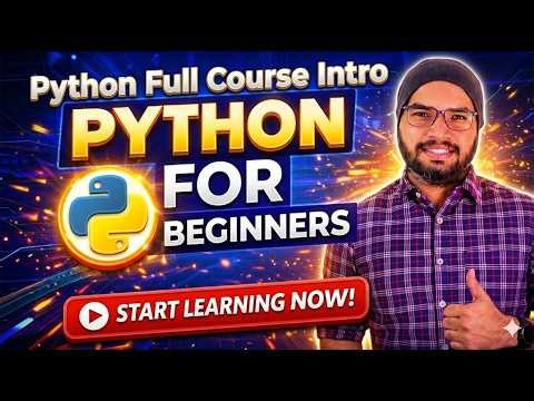 #1 Python Full Course Introduction