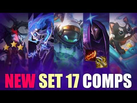 TFT Set 17 is LIVE on the PBE! Here's 5 NEW Comps to Play!