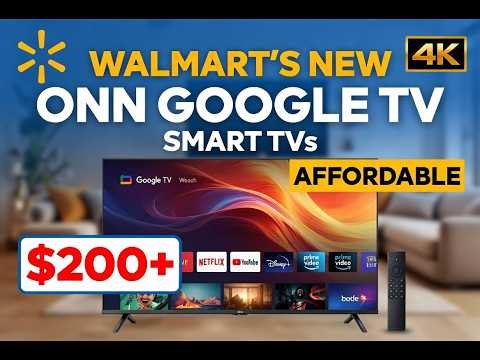 Walmart's New Onn Google TV Smart TVs Are Here