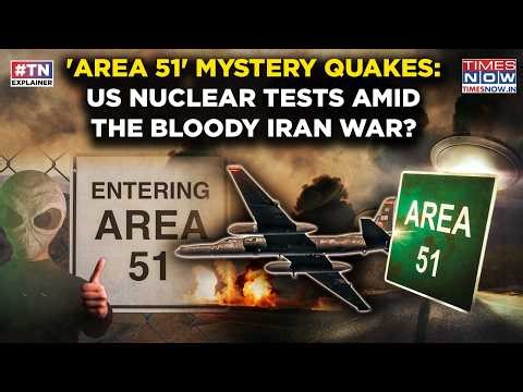 US Area 51 Rocked By 17 Mystery Earthquakes, Nuclear Tests Amid Iran War?| Why Aliens, UFO Trending