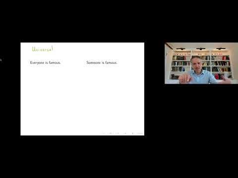 lecture 13: first steps in predicate logic