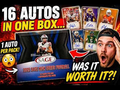 1 Autograph Per Pack?! 2025 SAGE High Series Rip 🔥