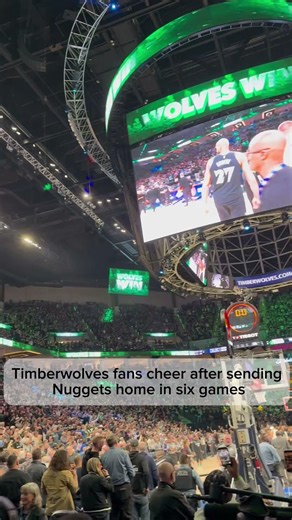 Target Center explodes after Timberwolves win
