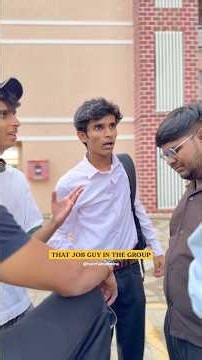 THAT JOB GUY IN THE GROUP #shorts #friends #job #relatable #comedy #funny #fun #explore #employee