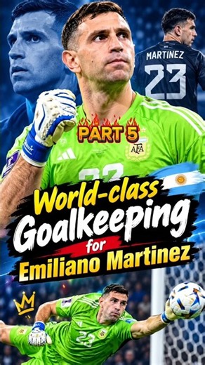 Emiliano Martinez Is UNBELIEVABLE! 🧤🔥 World-Class Saves #Shorts #Martinez