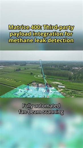 Automated Methane Leak Detection with DJI Matrice 400