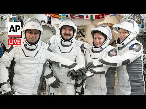 LIVE: Hatch closing of NASA’s SpaceX Crew-12 mission on International Space Station