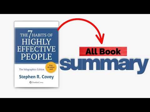 7 Habits of Highly Effective People by Stephen Covey | Book Summary [ Clear and direct ]