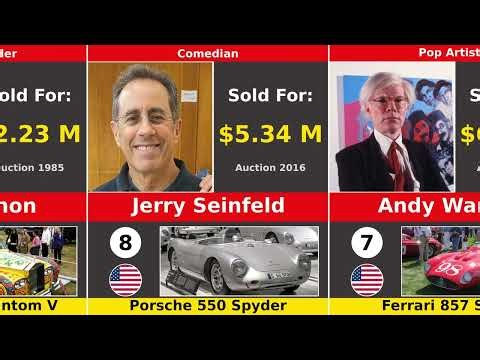 Celebrity Owned Cars ~ What celebrity owned cars really sold for