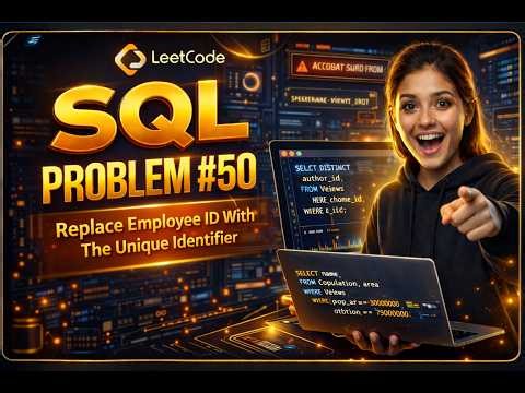 LeetCode 1378 Replace Employee ID With The Unique Identifier Solution | SQL | Easy Problem