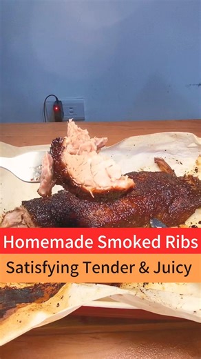 Homemade Smoked Ribs | Satisfying Tender & Juicy 🤤