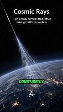 Earth Is Being Hit by Cosmic Rays Every Second