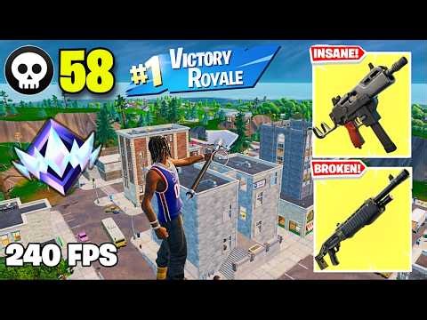 58 Elimination "RANKED RELOAD” Gameplay Wins (Fortnite Chapter 7 Keyboard & Mouse)