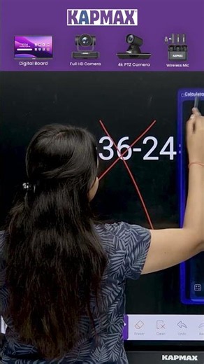 Smart Board For Teaching Maths- Interactive Flat Panel 75 inch - Kapmax #shorts